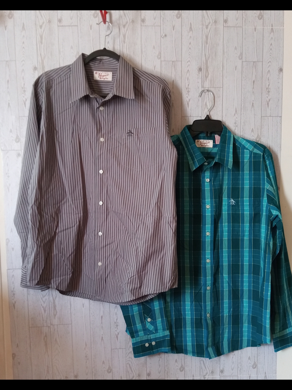 Original Penguin Men's Button-Down Shirts Lot Of 2